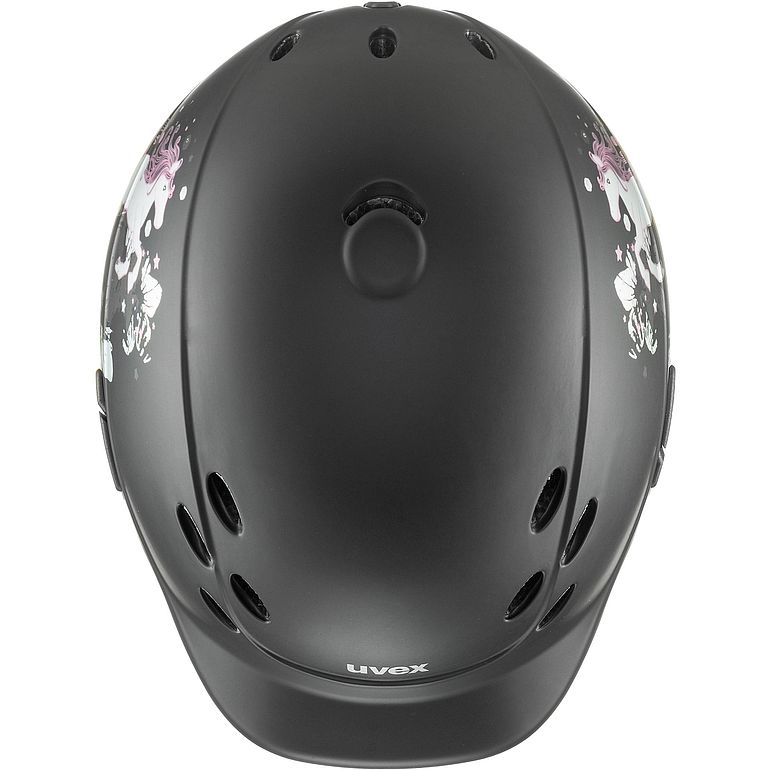 Uvex Cap Onyxx pony zwart mat - Afbeelding 3