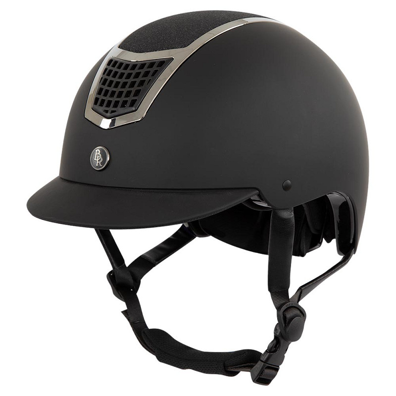 BR rijhelm Lambda Glitter Zwart-Gunmetal