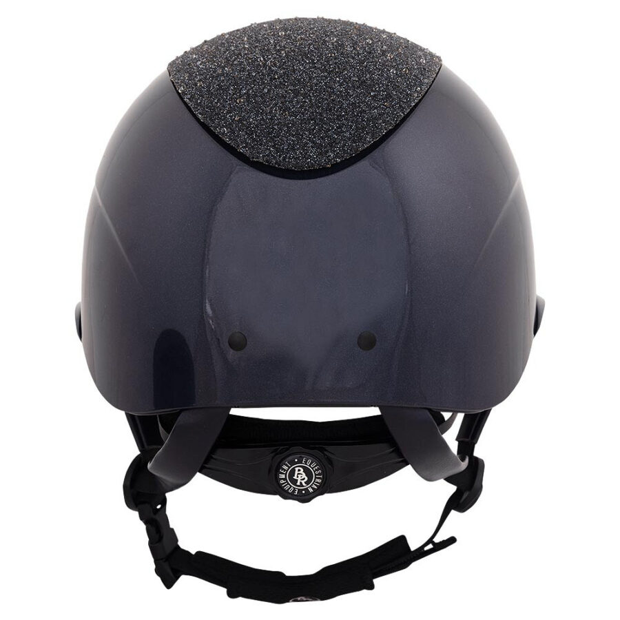 BR Riding Helmet Theta Glamourous Glossy Navy - Image 3