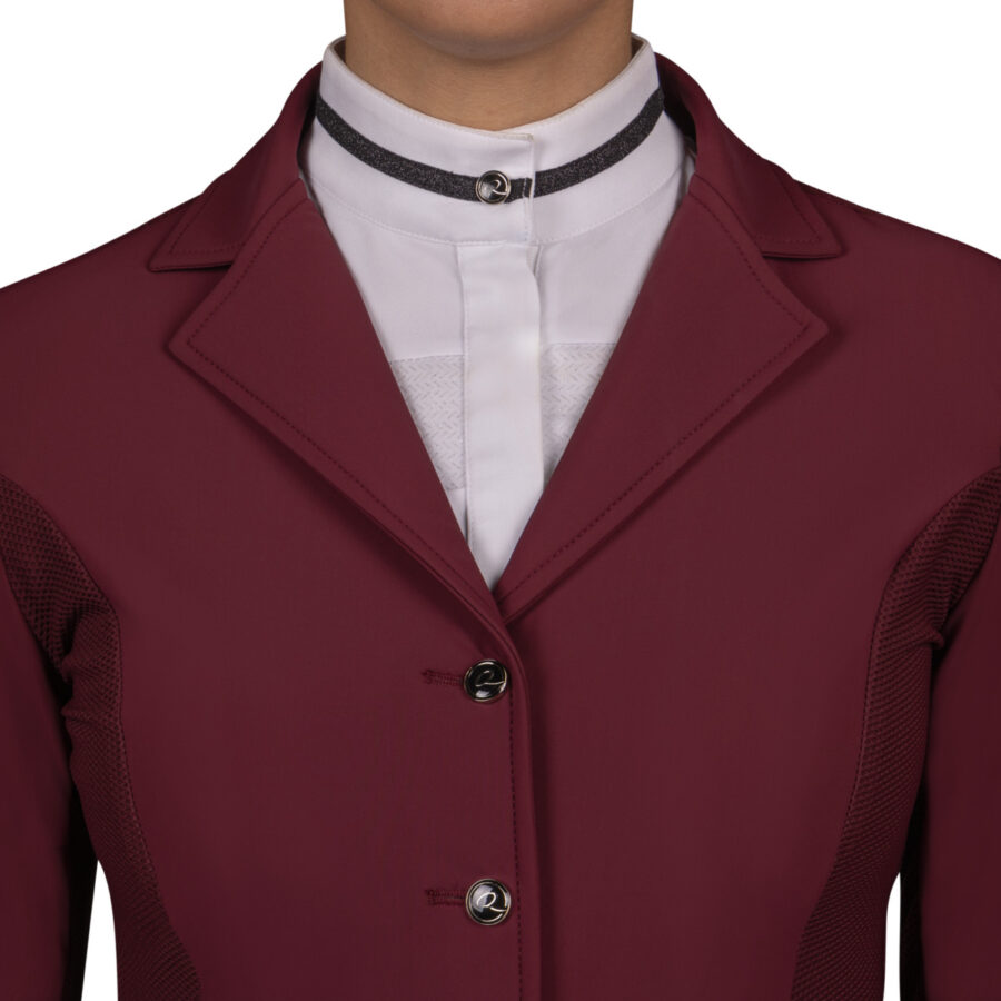 QHP Competition Jacket Novèn Maroon - Image 4