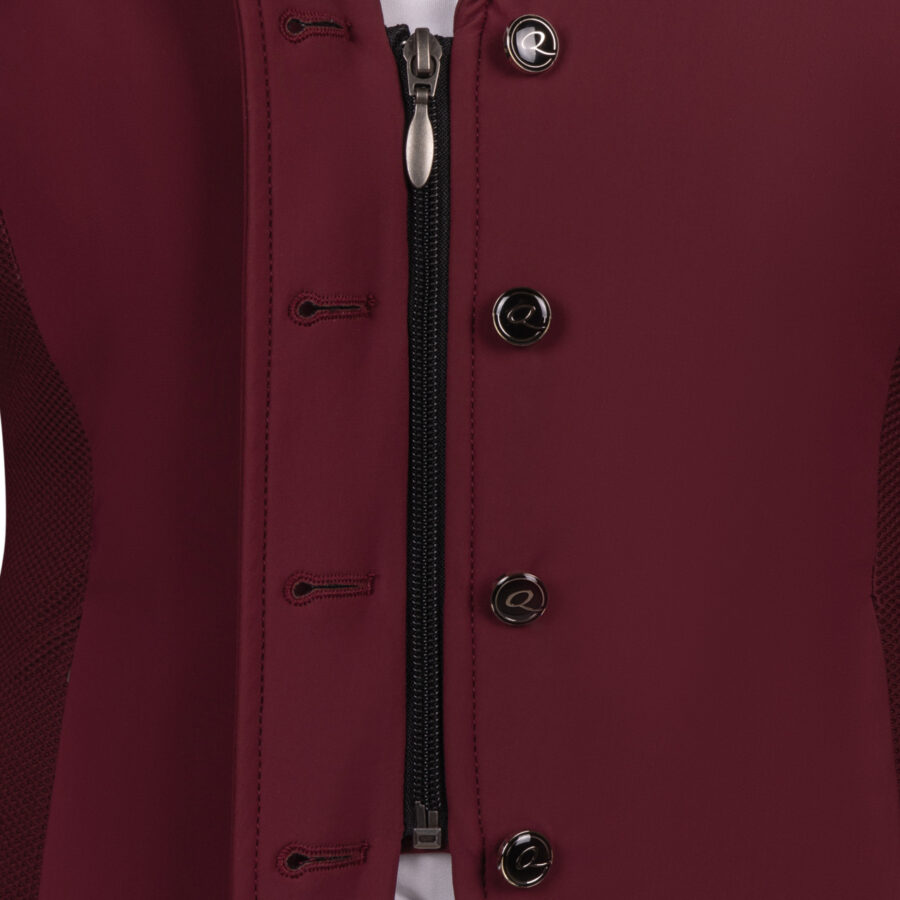 QHP Competition Jacket Novèn Maroon - Image 6