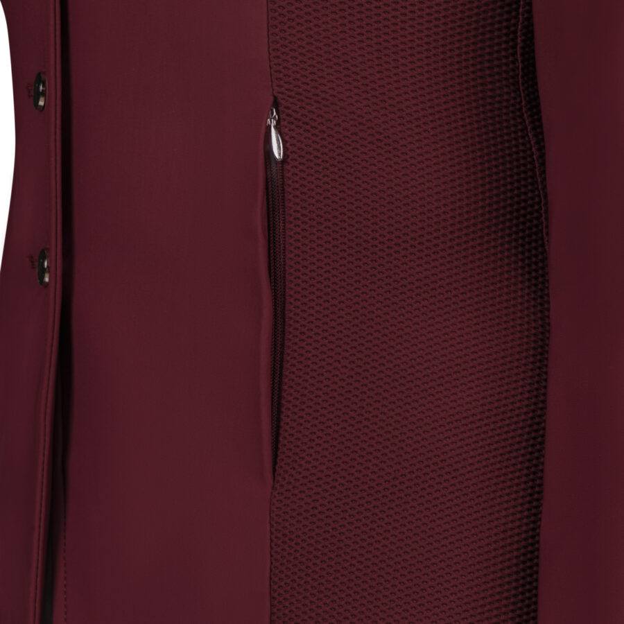 QHP Competition Jacket Novèn Maroon - Image 7